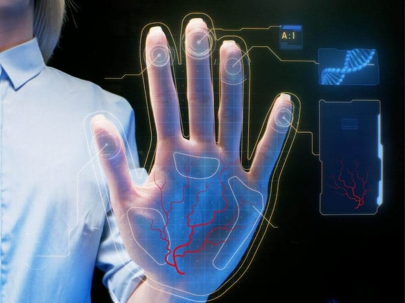Biometría venas de la mano